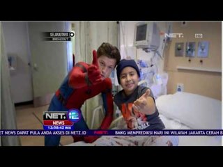 Aktor Tom Holland Hibur Anak anak - NET12