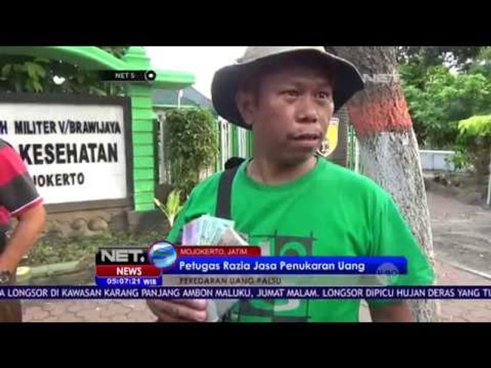 Petugas Razia Jasa Penukaran Uang - NET5