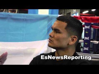 marcos maidana talking to argentina tv about mayweather fight EsNews Boxing