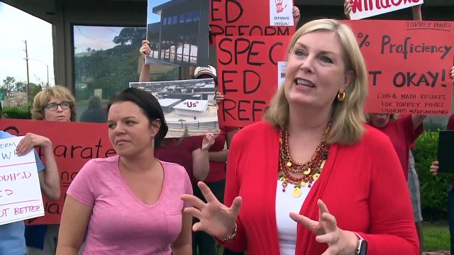 Parents, Students Protest Over `Awful` New Special Needs Classrooms
