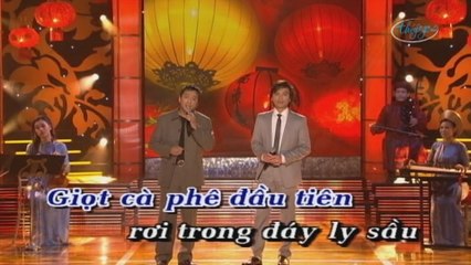 Giọt Cà Phê Đầu Tiên - Song Ca Nam KARAOKE BEAT CHUẨN✔