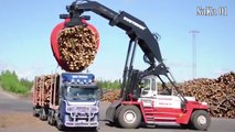 Amazing Trucks Logging - Extreme Trucks Logging - Oversize Truck Logging Driving Skills #HD720p