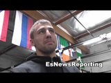 oxnard star Alexander Gvozdyk talks of sick KO win EsNews Boxing