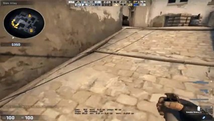 CSGO: So I was trying a 1-way smoke in casual and it fell through the map