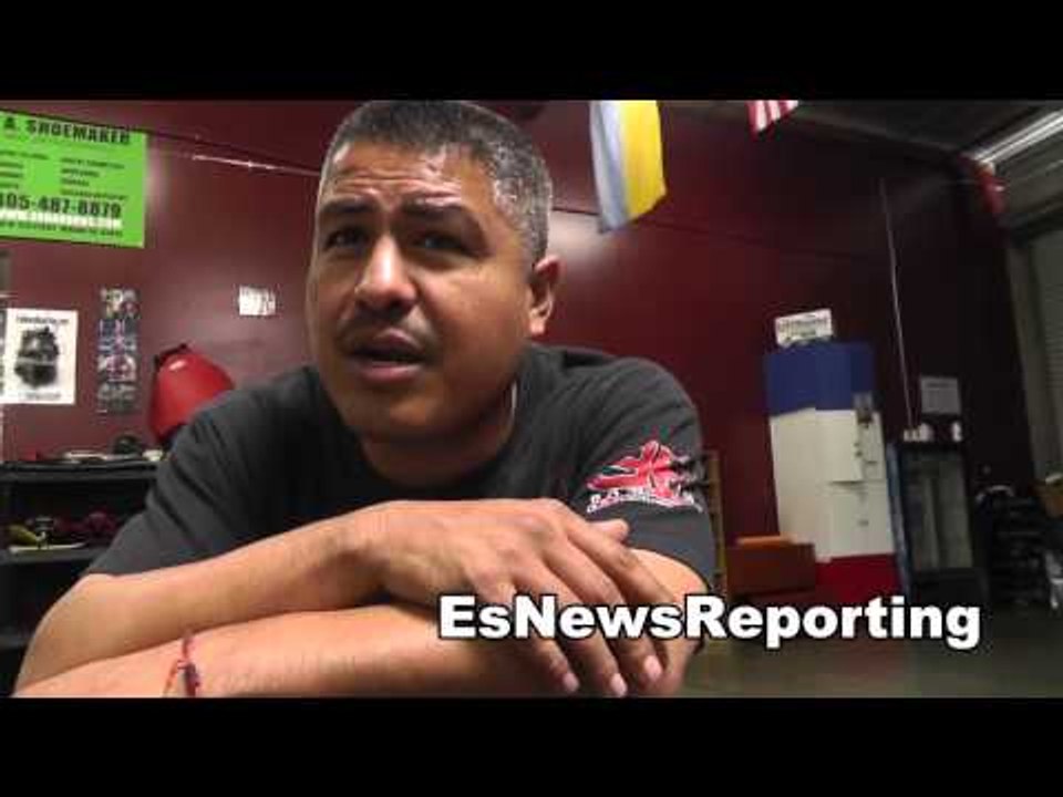 rainbow interviewing robert garcia EsNews Boxing