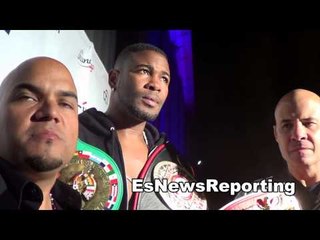 Cuban KO Artist Yuniel Dorticos  and trainer Eric El Tigre Castaños EsNews Boxing