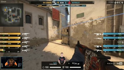 CSGO: Fallen shoots wall to mask Coldzera's jumping sound