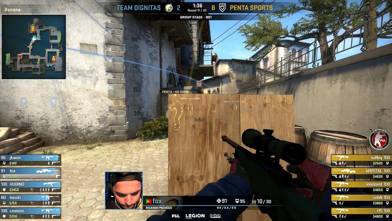 CSGO: Fox' tongue when he plays lol