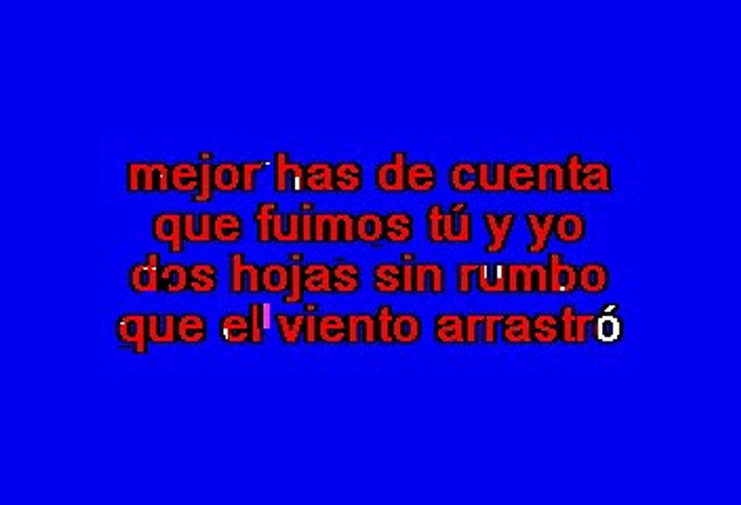 Banda El Recodo - Dos Hojas Sin Rumbo (Karaoke)