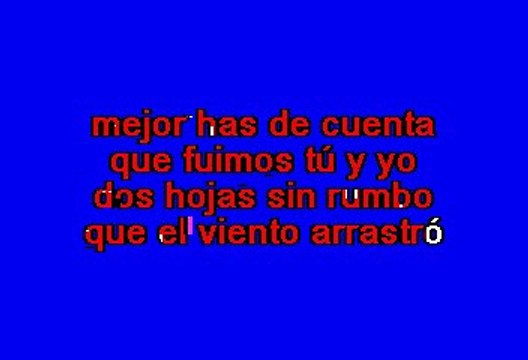 Banda El Recodo - Dos Hojas Sin Rumbo (Karaoke)