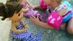 BABY ALIVE Mermaid Swim Suits + Swimming with My Magical Mermaids + Dolls + Maddy and Elsa
