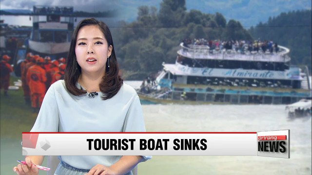 Boat in Colombia sinks with 150 tourists aboard