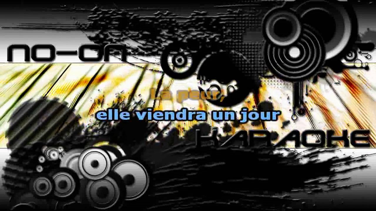 Johnny Hallyday - La peur KARAOKE / INSTRUMENTAL