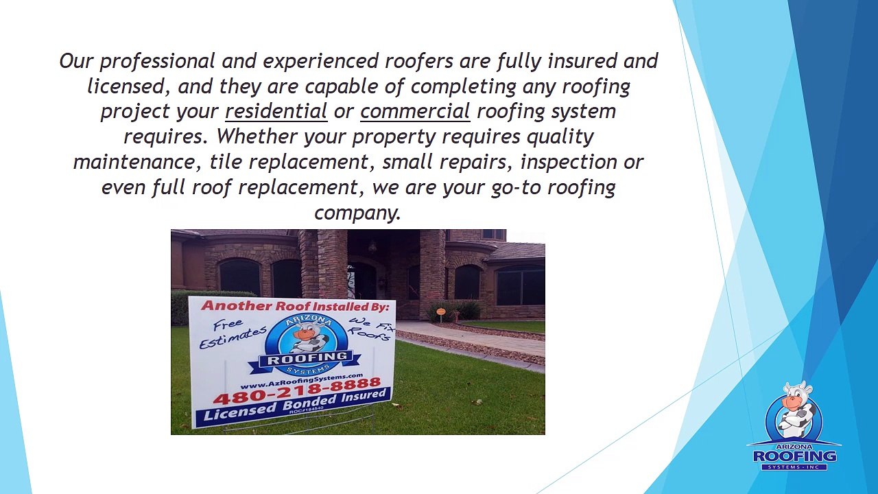 Arizona Roofing Systems - The Best Roofer in El Mirage, AZ