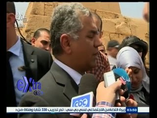 #غرفة_الأخبار | وزير الأثار يفتتح مقبرتين أثريتين بمنطقة أثار الهرم