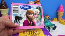Boîte de bricolage gelé jouer Princesse reine autocollant jouet Elsa anna playdoh dohvinci disney doh vinci