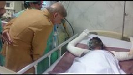 Punjab's Chief Minister Visits Wounded After Oil Tanker Explosion