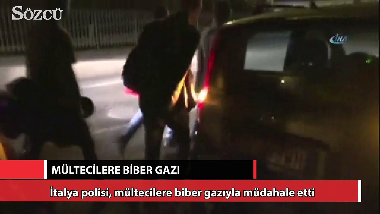 Fransa’ya geçmeye çalışan mültecilere biber gazı