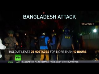 Download Video: Bangladesh Dhaka cafe hostage siege: 20 civilians killed, 13 freed, ISIS claims responsibility