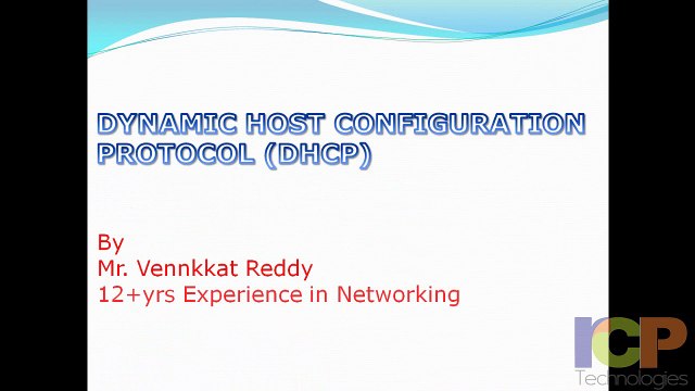 Dynamic Host Configuration Protocol (DHCP) Tutorial | DHCP Server Backup and Restore