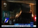 #السابعة | النيابة تفتح تحقيق في حادث تصادم قطار الخط الثالث بصدادات مترو العباسية