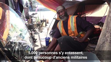 Les rangs des ex-soldats sans-abris grossisent a Los Angeles
