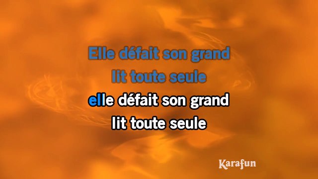 Jean-Jacques Goldman - Elle a fait un bébé toute seule KARAOKE / INSTRUMENTAL