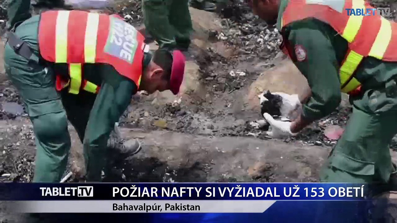 Počet obetí požiaru cisterny v Pakistane sa zvýšil na najmenej 153