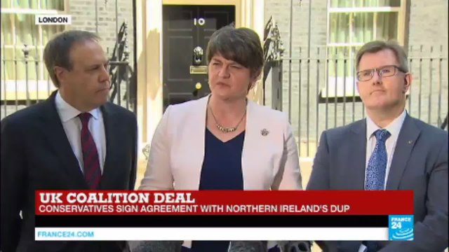 UK Coalition Deal: DUP signs agreement with May's Conservatives