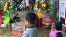 Lion Dance Drumming for Baby | Bé Gái 3 Tuổi Đánh Trống Siêu Dễ Thương | Ku Bo Đẹp Trai