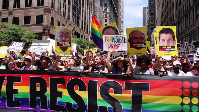 Críticas a Trump en el Orgullo Gay de Nueva York