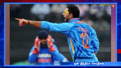 Yuvaraj wore Champions trophy jersey | Is Jayawardene the next Indian coach? - Oneindia Tamil