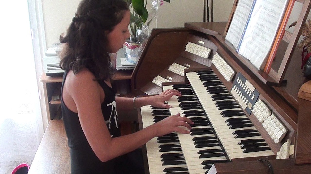 Rébecca Gensane : Passacaille de Haendel sur l'orgue du cousin Marc