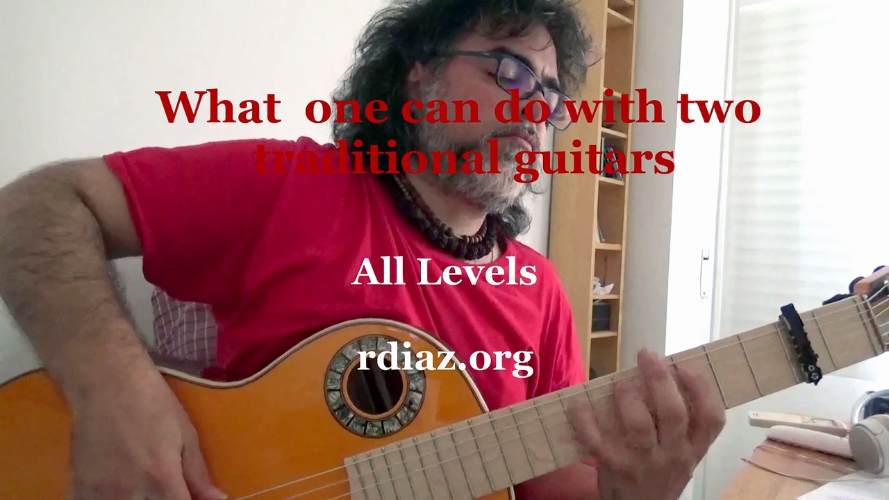 What one can do with two traditional guitars / Learn Paco de Lucia´s technique / Ruben Diaz
