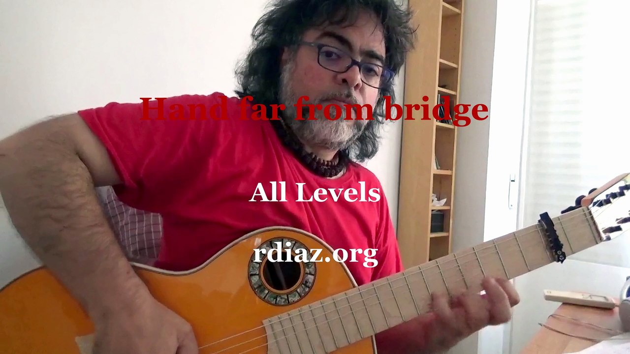 Right hand close to the bridge is Paco de Lucia´s modern technique / Ruben Diaz Spain