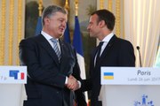 Déclaration conjointe d'Emmanuel Macron et Petro Porochenko, Président d'Ukraine