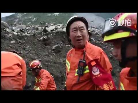 Rescue Efforts Continue After Sichuan Landslide