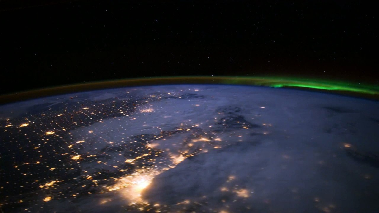 Polarlichter - nordlichter 2012 - iss aufnahmen