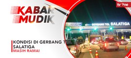 Kondisi Di Gerbang Tol Salatiga Masih Ramai