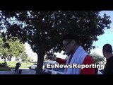 marcos maidana vs floyd mayweather maidana after another day in camp EsNews Boxing