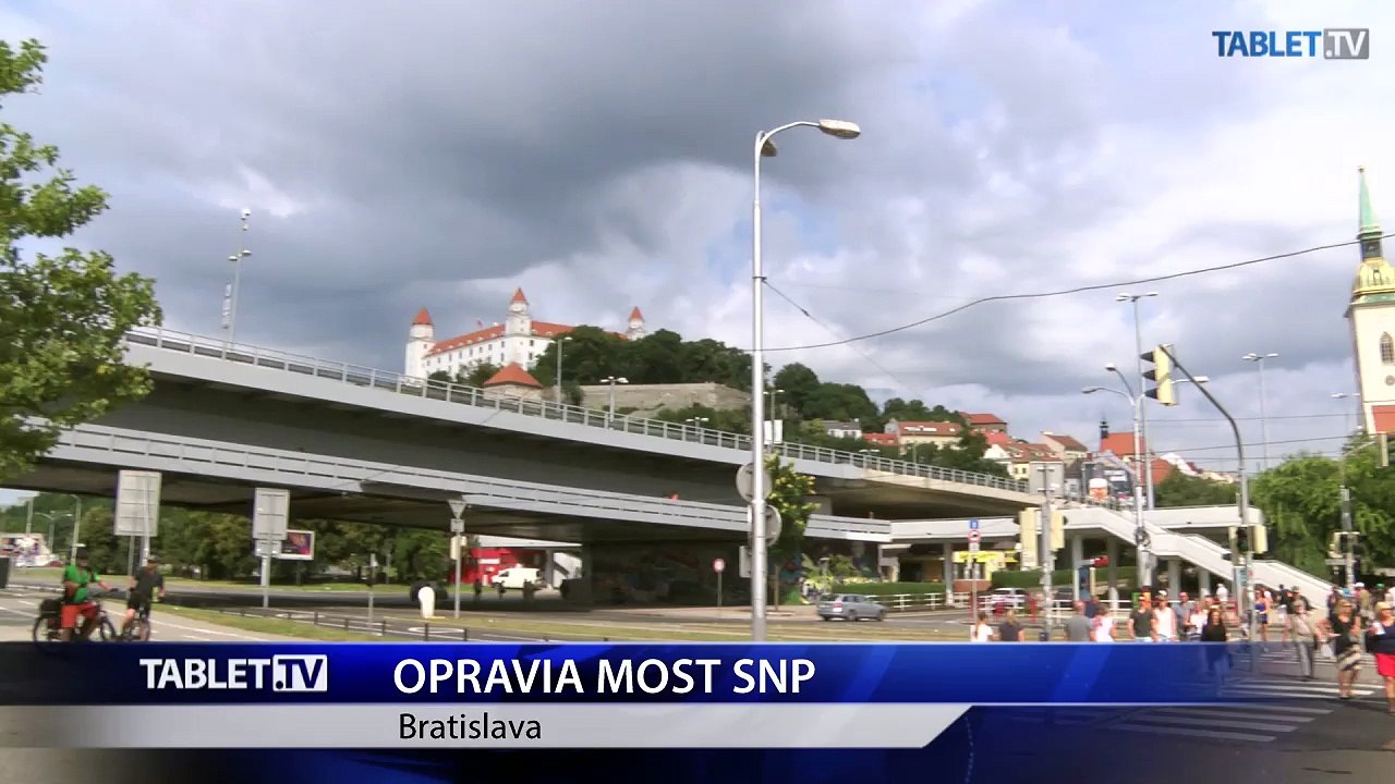 Bratislava začne v pondelok 3. júla s opravou vozovky na Moste SNP