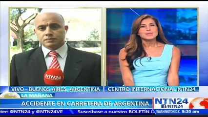 Al menos 15 muertos deja volcamiento de autobús en una carretera de Mendoza, Argentina