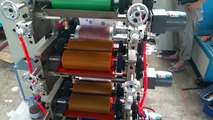 3 colors printing tissue paper coaster making machine