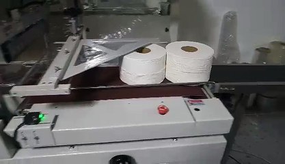 Full automatic 4 rolls maxi roll paper packing machine