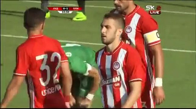 1-0 Kostas Fortounis Goal International Club Friendly - 26.06.2017 Olympiakos Pireus 1-0 Ludogorets