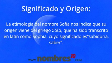 ¿Qué Significa el Nombre Sofía? Descubre su Historia y Nombres Similares ✨
