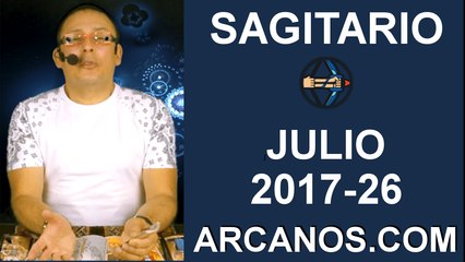 SAGITARIO JULIO 2017-25 Jun al 1 Jul 2017-Amor Solteros Parejas Dinero Trabajo-ARCANOS.COM