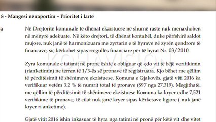 Komuna e Gjakovës ka paguar punëtorët për punë jashtë orarit, pa dëshmi se e bënë këtë