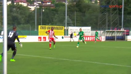 Η μεγάλη ευκαιρία του Σεμπά στο 57' -  Λουντογκόρετς vs Ολυμπιακός 26.06.2017 [HD]