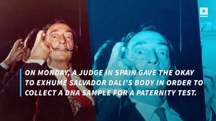 Salvador Dali to be exhumed for a paternity test